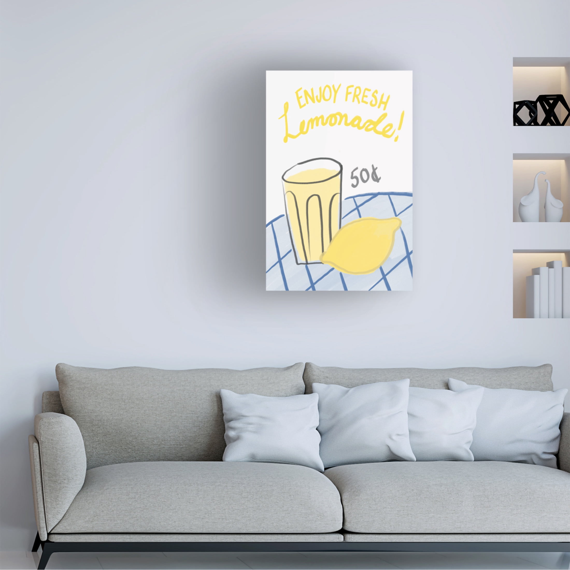 Trademark Fine Art Athene Fritsch  Fresh Lemonade Canvas Wall Art
