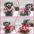 thumbnail image 3 of SPRING PARK Pet Dog Clothes Chinese Style Tang Skirt Dress Puppy Party Festival Costume Chihuahua, 3 of 7