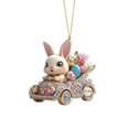 thumbnail image 1 of Decoraciones de Pascua, adornos de Pascua, regalos de Pascua, colgante decorativo de acrílico de Pascua de estilo bohemio plano 2D, artículos decorativos, 1 of 7