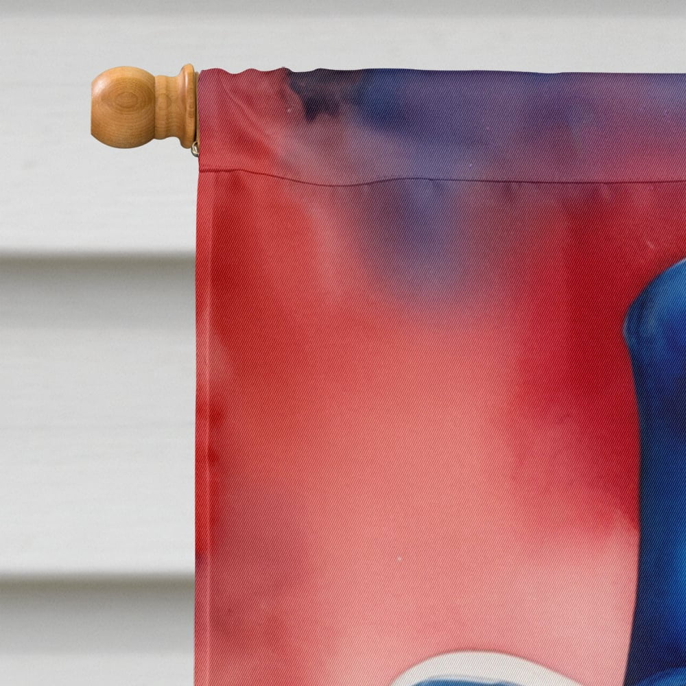 English Bulldog Patriotic American House Flag 28 in x 40 in
