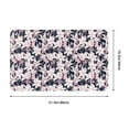 thumbnail image 5 of Pink Leaves Lilies Flowers Door Mat for Indoor, Welcome Door Mats Front Entrance Rug, Non-Slip Bathroom kitchen Rugs for Inside Floor, Small Rug Dog Door Mat 20X31.5 Inch, 5 of 5