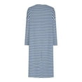 thumbnail image 5 of Women's Casual Dress, Long Sleeve Maxi Dress with Side Slit and Pockets, Striped Beach Dress, Round Neck Relaxed Fit, 5 of 6