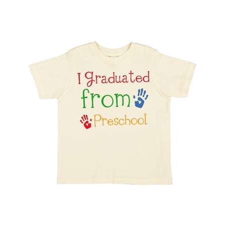 

Inktastic I Graduated from Preschool Gift Toddler Boy or Toddler Girl T-Shirt
