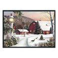 thumbnail image 2 of 1 hilo bordado Snow Village punto de cruz completo 11CT algodón DIY impreso FLhrweasw Nuevo, 2 of 9