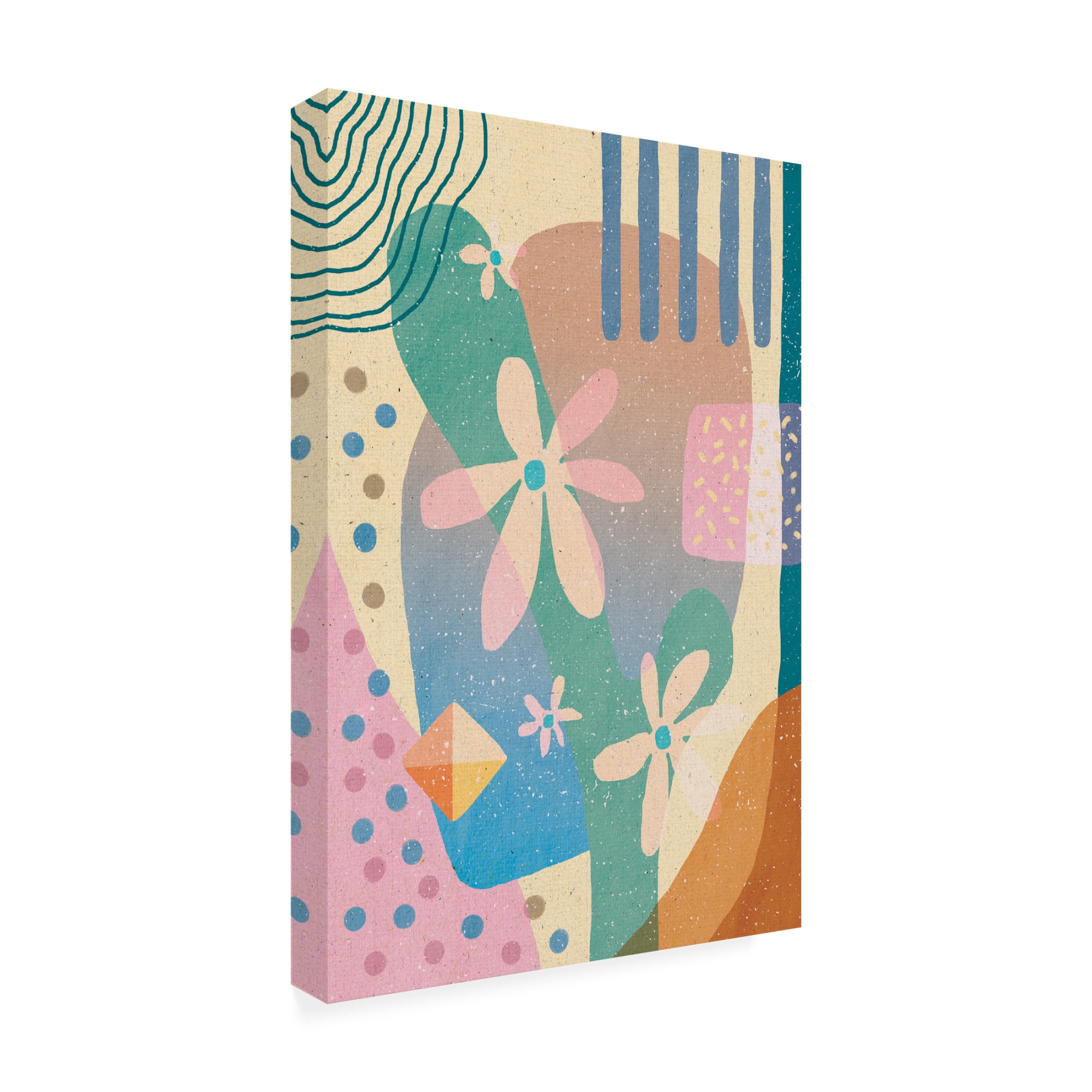 Trademark Fine Art Aylin Demir Abstraction of Flowers Canvas Wall Art