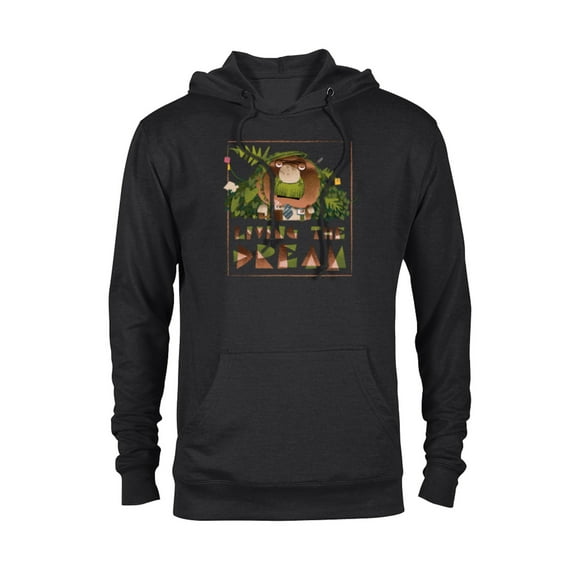 Disney and Pixar’s Elemental Fern Living the Dream - Pullover Hoodie for Adults - Customized-Black