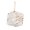 White, variant on EazyTech Macaron Foam Christmas Tree Ornament Pendant, 2-Pack Festive Holiday Decorations Set for Xmas Tree Home Party Gift