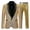 A Gold, variant on Mens 2 Piece Suits Sequin Blazer Suit Shiny Jacket Blazer with Pants One Button Tuxedo for Party & Wedding Banquet & Prom & Nightclub Events Purple M