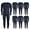 Navy Blue, variant on BILLIONHATS 6 Pack of 2pc Thermal Sets for Men, Base Layer Long Johns Underwear, Top & Bottom, Cotton, Solid Colors (Large, Black)