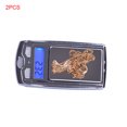 thumbnail image 1 of 2 Pieces 200g/0.01g Car Key Design Electronic LED Display Scales Mini Jewelry Pocket Palm Digital Weight Balance, 1 of 8