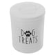 thumbnail image 5 of Recipiente hermético para comida de perro con tapa para encimera de cocina, tarro metálico para golosinas, contenedor de hierro para comida seca de cachorros para dueños de mascotas, 5 of 7