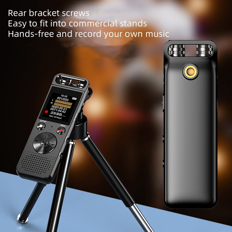 GL-99 8GB Long Endurance Dual Mic Digital Voice Audio Recorder Learning Business Conference Meeting Interview Wedding Dictaphone