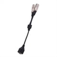 thumbnail image 5 of One Point Two Line RJ45 to XLR Male+Female RJ45 Female to XLR Male+XLR Male Audio Signal Transmission Short Cable 0.15m, 5 of 5
