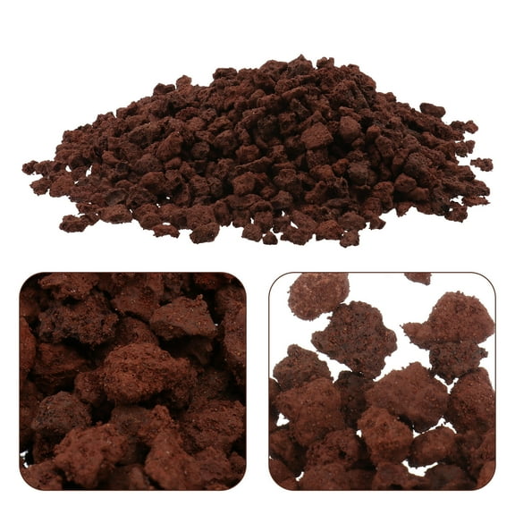 MERRYHAPY Fish Tank Stone Volcanic Rocks Aquarium Filter Material with Breathable Water Permeability