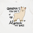 thumbnail image 4 of Inktastic Grandma's You Say Alpaca My Bags Boys or Girls Baby T-Shirt, 4 of 5