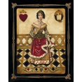 thumbnail image 2 of Gregory Gorham 36x44 Gallery Wrapped Canvas Wall Art Titled - Harlequin Queen, 2 of 4