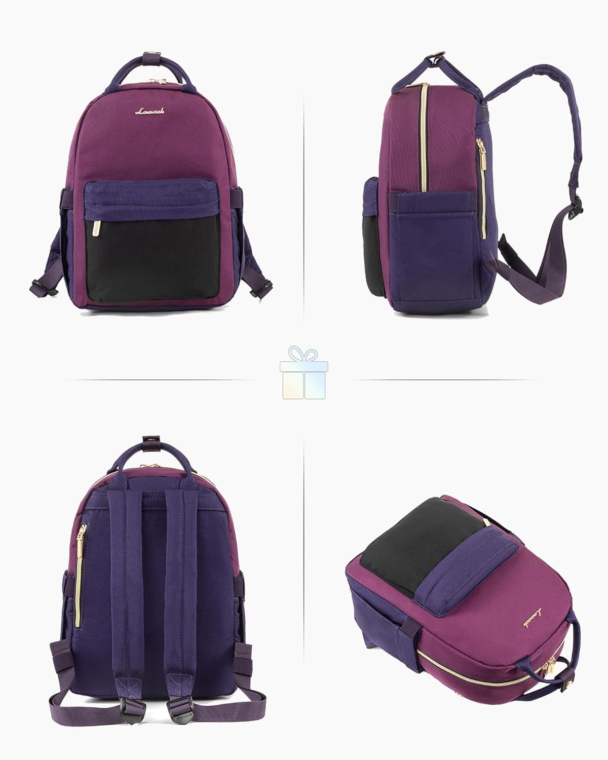 Lovevook Mini Backpack Purse for Women, Small Backpack Cute Fashion Daypack with USB Charging Port for Work Travel Daily Shopping Dating