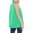 thumbnail image 3 of Women's Sleeveless Long Body Open Draped Front Solid Cardigan Vest S-3XL, 3 of 4