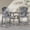 Gray, variant on Buballino Adirondack Chairs, Plastic Adirondack Chairs, High Back, Weather Resistant, Set of 2