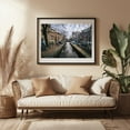 thumbnail image 3 of The Leliegracht Canal - Amsterdam Netherlands Photography Black Framed Wall Art Print 16 x 24 inches, 3 of 4