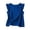 Dark blue, variant on CFMIURAN Women's Linen Blend Sleeveless Tank Tops Ruffle Flutter Sleeve Round Neck Textured Fabric Loose Relaxed Fit Summer Casual Daily Solid Color Blouses(Black, M)