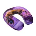 thumbnail image 2 of Disketp Closeup Honeybee on Flower Travel Pillow Memory Foam Neck Pillow Support Pillow for Camping, Sleeping Rest Cushion Airplane Pillow, 2 of 8