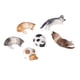 thumbnail image 3 of Mini Cat Statues, Detailed Texture Super Cute Mini Cat Figures Sleeping Style 6Pcs For Desk ANGGREK Otros, 3 of 8
