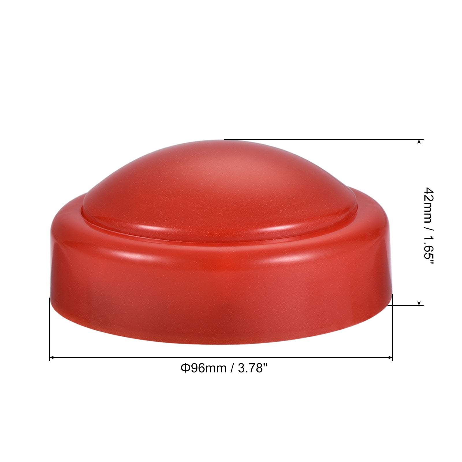 Uxcell Touch Tap Light LED Push Night Light Battery Powered 3.8inch Red 4 Pack