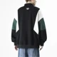 thumbnail image 5 of Camiseta polo holgada con empalme superior para hombre, ropa de calle, color blanco roto, sudaderas para hombre, manga larga, moda Harajuku, talla en oferta, 5 of 5