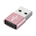 thumbnail image 2 of 5xMulticolor 2-in-1 USB a USB C Converter Adaptador para transferencia de datos de PC portátil Rose Gold 5 piezas, 2 of 8