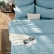 thumbnail image 2 of Juego de edredón CozyLux para cama tamaño queen, 7 piezas, color azul claro, en una bolsa, 2 of 7