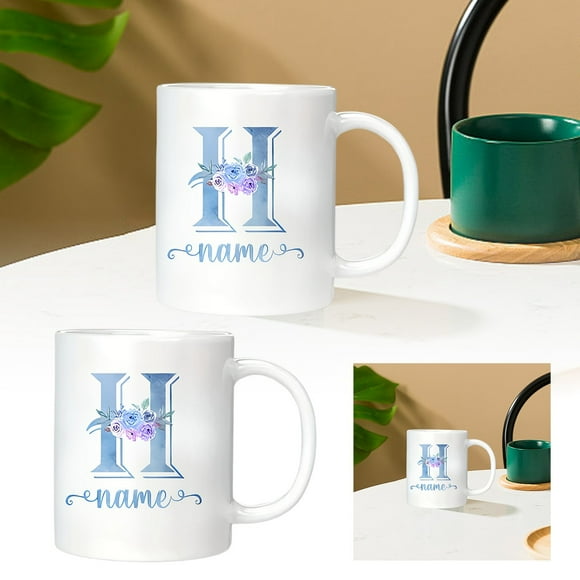 Stylish Ceramic Mug With Beautiful Floral Print For Coffee Water And Tea For Home And Use Wooden Mugs Set Winter Coffee Mugs for Women for Women Button Juice Glasses Vintage Rooster Coffee Mug Wooden