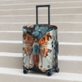 thumbnail image 6 of Gukieu Butterfly and Bloom Beauty Print Suitcase Protective Cover, Elastic Zipper Buckle Suitcase Protective Cover, Suitable for Travel, Business Trip-X-Large, 6 of 7