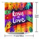 thumbnail image 3 of Prides Month Valentine's Day Series Prides Month Bathroom Shower Curtain Home Waterproof Shower Curtain Toilet Partition Shower Curtain, 3 of 6