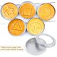 thumbnail image 1 of Juego de 5 estuches para galletas, kit de lata para moldes de galletas de TV B Afortunado Sencillez, 1 of 4