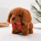 thumbnail image 1 of Electronic Plush Toys Puppy-Walking, Barking, Tail Wagging, Stretching Companion Animal for Kids Toddlers（Collar Labrador [Brown]）, 1 of 3