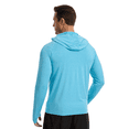 thumbnail image 3 of Pdbokew Men’s UPF 50+ Fishing Hoodie UV Sun Protection Long Sleeve Hooded Shirts Blue M, 3 of 9