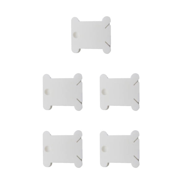 Inteprter 50 Pieces Thread Winding Board Embroidery Sewing Organizer Plate Quilting Spool Crosstitch Wire String Knitting Winder Type2 NO2