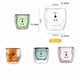 thumbnail image 4 of Billuyoard Taza de café de doble capa, taza de cristal de leche de té de oso, aislamiento transparente Anti-escaldado de animales para vino, Type2 NO2, 4 of 6