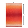 thumbnail image 4 of Lush Ambience Inc. Lush Ambience Murat Indoor Outdoor Plastic Area Rugs- Rectangular 4' X 6' - Orange, 4 of 9