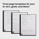 thumbnail image 5 of Planificador reutilizable Rocketbook Fusion, 21 x 28 cm, letra gris, 5 of 9