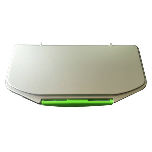 White ABS Paint Box with 16 Color Shimmer Palette for Painting Art Students and Travel Kit Use