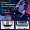 thumbnail image 3 of GTPLAYER Pocket Spring Cushion Gaming Chair with Footrest&&Linkage Armrests Ergonomic Office Chair, Blue, 3 of 9