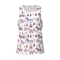 thumbnail image 4 of Easygdp Cute Dog Men's Tank Top, Sleeveless Muscle T Shirts, Breathable, Quick-Dry, Loose for Gym, Running, Fitness - XX-Large, 4 of 9