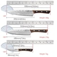 thumbnail image 4 of 3PCS Stainless Steel Chef Knife Set with Wooden Handles Professional Kitchen Cutting Tools Handmade Forged Sharp Meat Fish Slicing Knives Boning Cleaver for Cooking Kitchen Cooking Convenience, 4 of 11