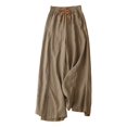 thumbnail image 4 of Sngxgn Wide Leg Pants for Women Casual High Waist Pants Loose Trousers(Khaki,XL), 4 of 4