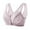 Womens Bras Purple, variant on Womens Everyday Bras, Daisy Bras for Older Women Front Closure Bra Cotton Full Coverage Comfort Senior Wireless Snap Closing Seamless Bra S-4XL