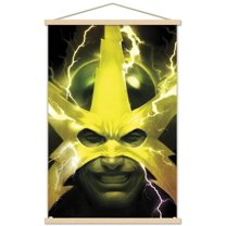 Marvel Comics - Electro - Web of Spider-Man #2 Wall Poster with Wooden Magnetic Frame, 22.375" x 34"