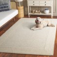 thumbnail image 3 of SAFAVIEH Ebony Janie Bordered Area Rug, Gray/Ivory, 5' x 8', 3 of 8