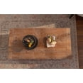 thumbnail image 4 of Large Rectangular Coffee Table with Storage Shelf - Rustic Design, 4 of 10